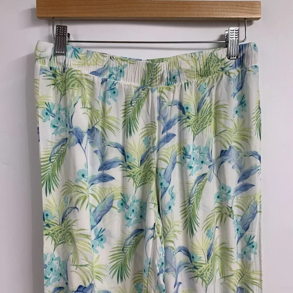 Tommy‎ Bahama Women Floral Tropical Straight Leg Elastic Pajama Pants Size XS - Picture 4 of 12
